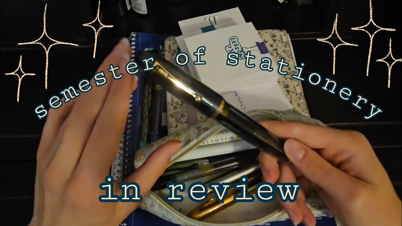 All the stationery I used this semester 🖋✨️