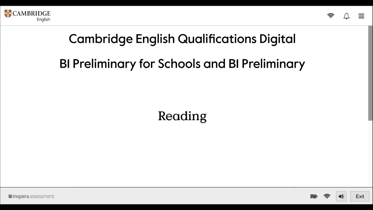 B1 Preliminary Digital tutorial