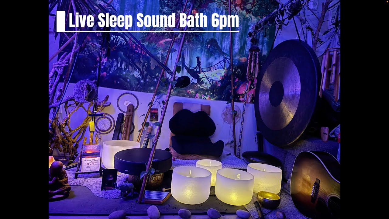 Sleep Sound Bath for Chronic Pain Relief | 6PM Deep Rest (No Breathwork)