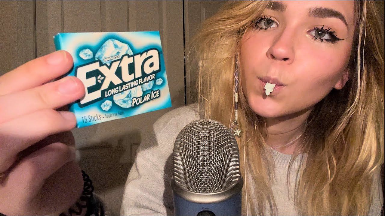 ASMR Gum Chewing & Mouth Sounds