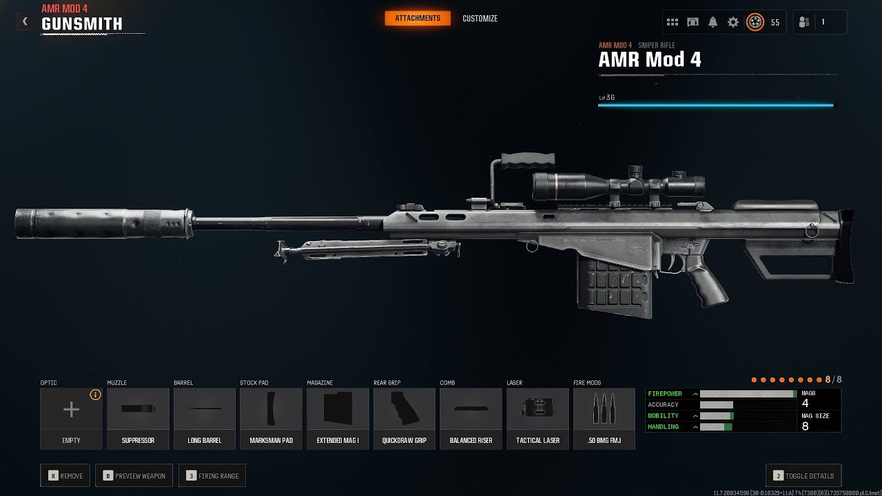 COD-Black Ops 6 Zombie Mod M82A1 20250102