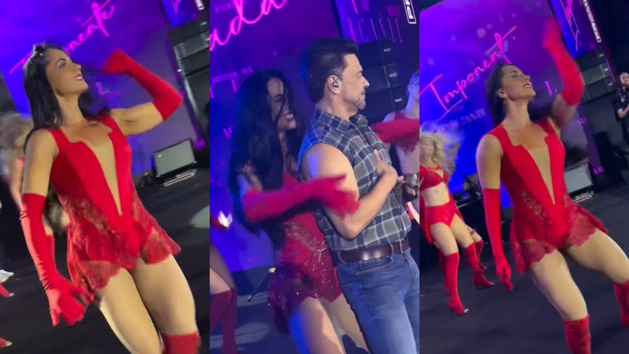 Graciele Lacerda participa do Balé no SHOW DE ZEZÉ  RÚSTICO 
