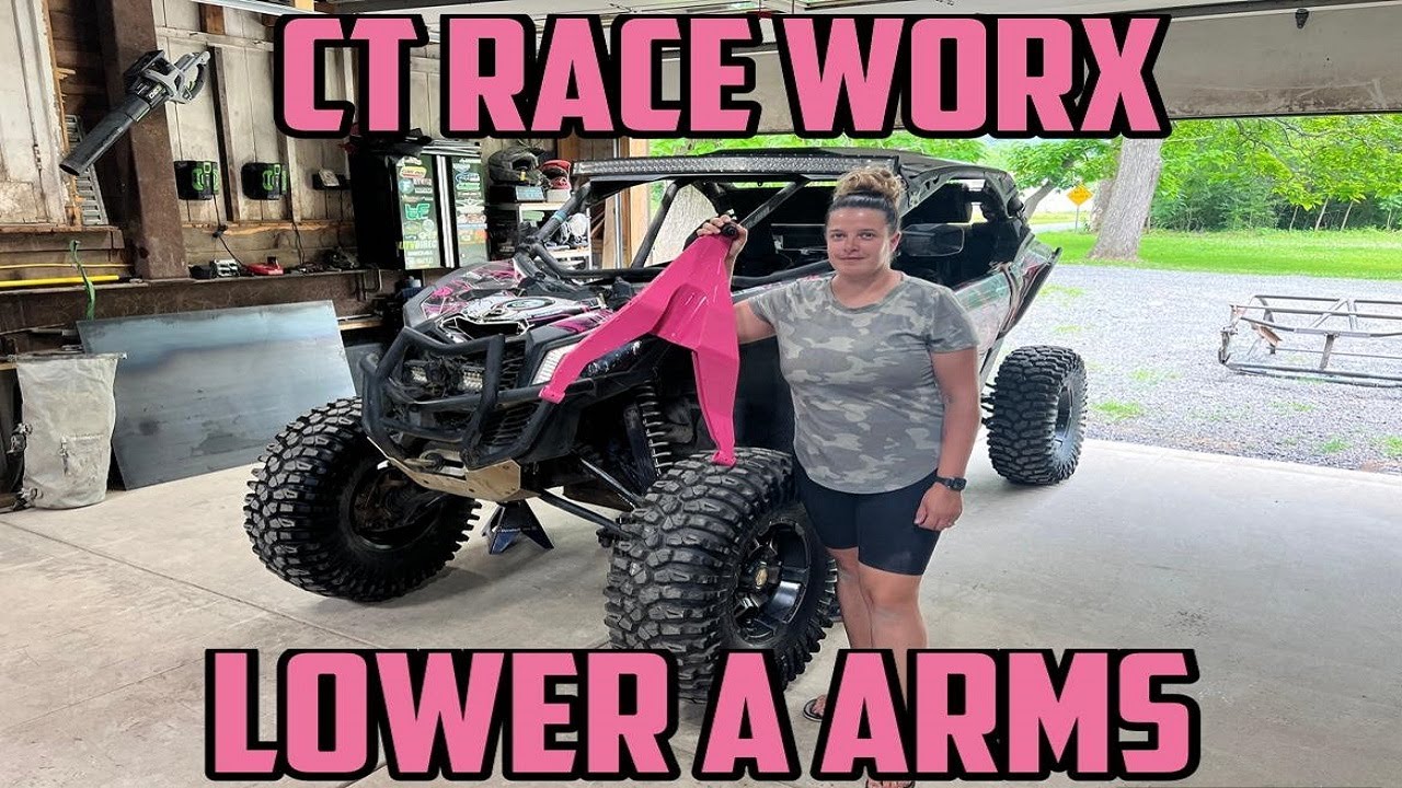 CT RACE WORX BOXED LOWER A ARMS FOR SHERIS 2019 CAN AM MAVERICK X3 DS
