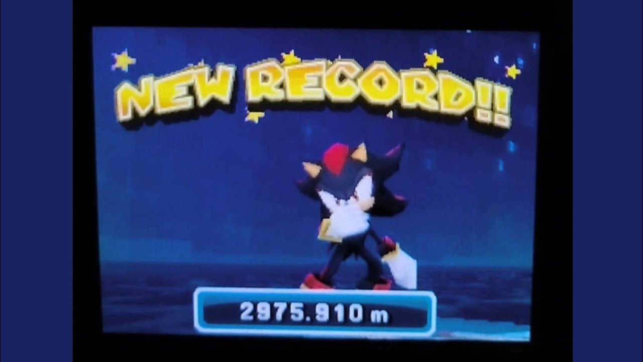 Mario and Sonic at the Olympic Winter Games DS - 2975.910m Rocket Ski Jumping