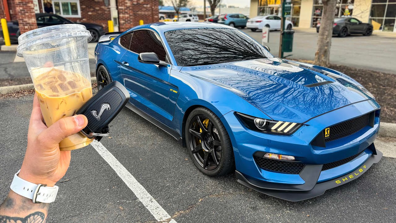 Making a Coffee Run in My 800HP Shelby GT350!!
