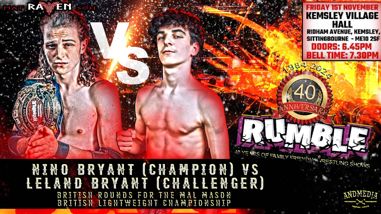 Nino Bryant (C) vs Leland Bryant (Mal Mason British Lightweight Championship)