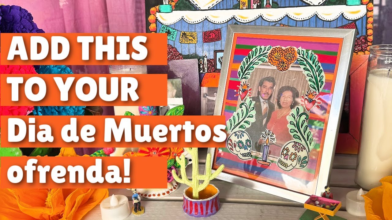 Идеальная рамка своими руками для вашей «Muertos ofrenda»! Попробуйте!