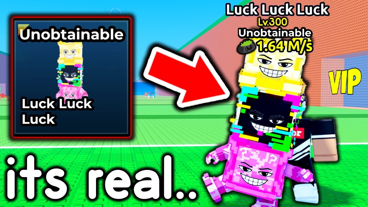This SECRET Gave UNOBTAINABLE LUCK LUCK LUCK BRAINROT in Escape Tsunami For Brainrots
