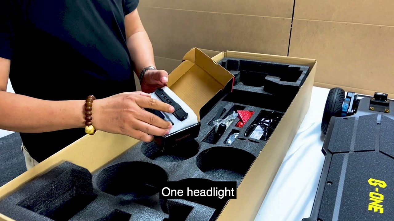 2021 New  All Terrain Electric Skateboard B-one Unboxing