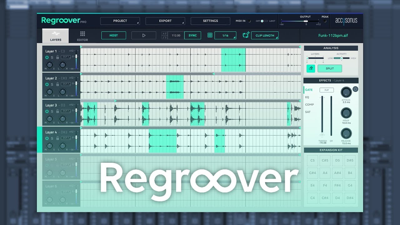 Extracting Drum Sounds From Loops Using Regroover