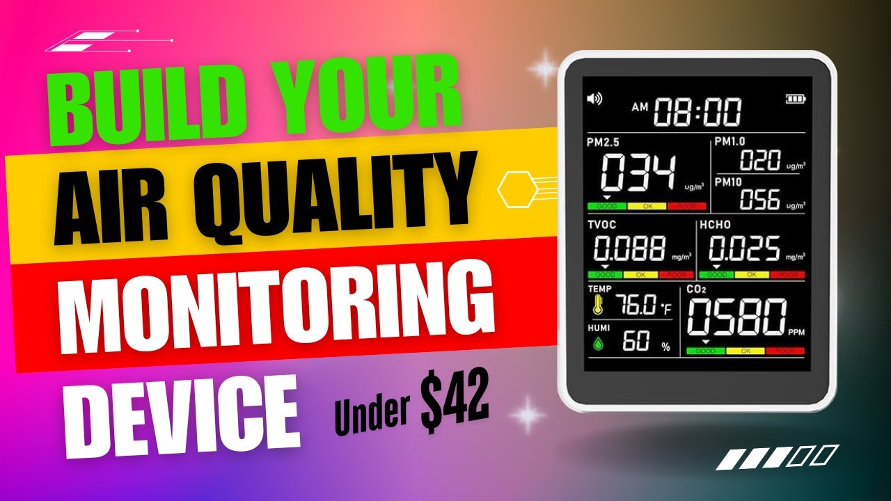 I built this device to track air quality - Portable & Compact (DIY Air Quality Monitoring Device)