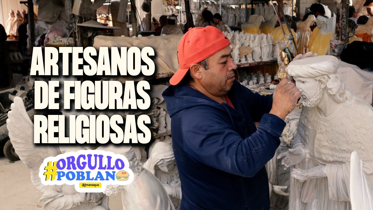 Artesanos de figuras religiosas en Amozoc, Puebla. | ¿ Cómo se hacen las figuras del nacimiento ?