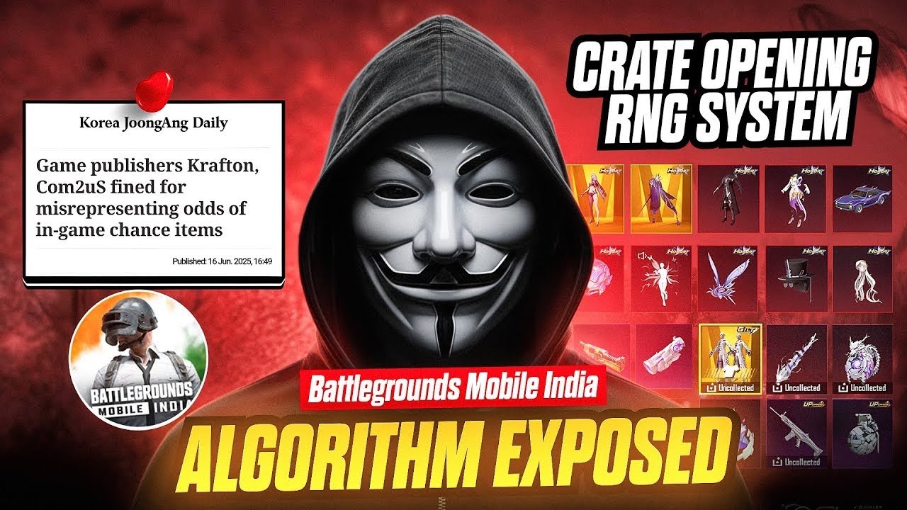 BGMI & PUBGM Crate Algorithm EXPOSED &ndash; The Truth They Never Told You!😳