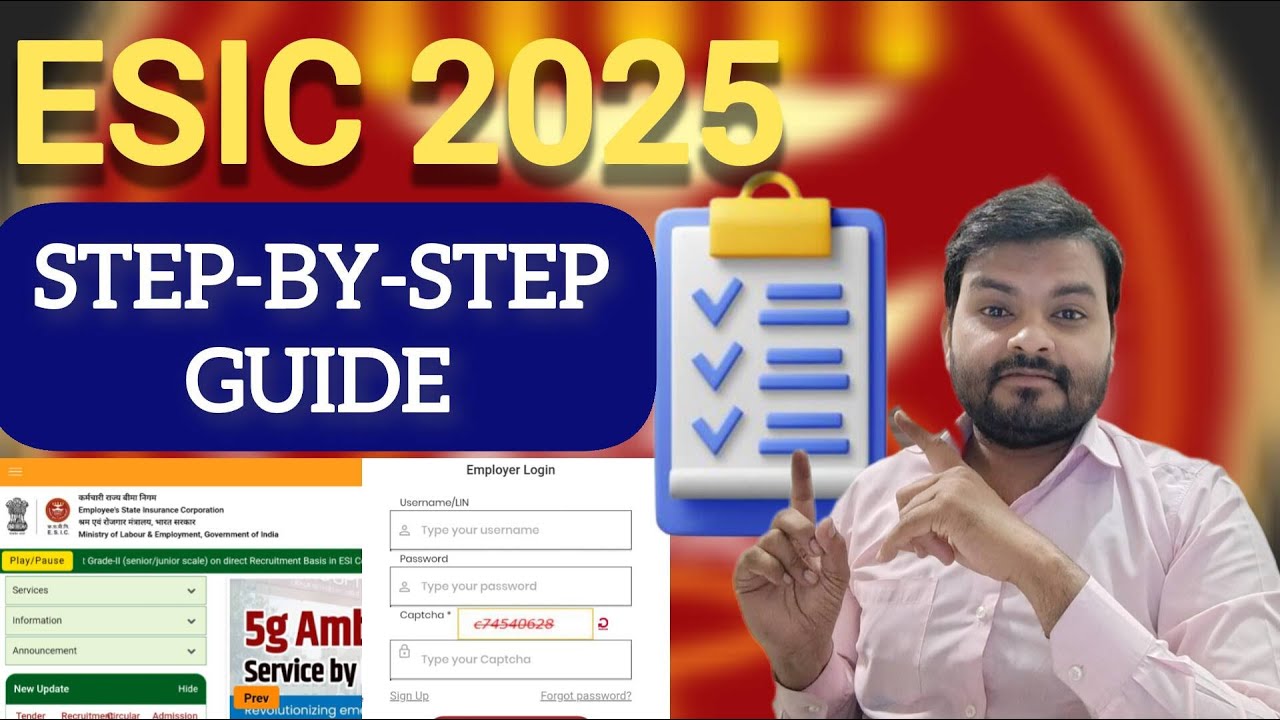 ESIC Registration 2025 | How to Register New Employee in ESIC | Step-by-Step Tutorial