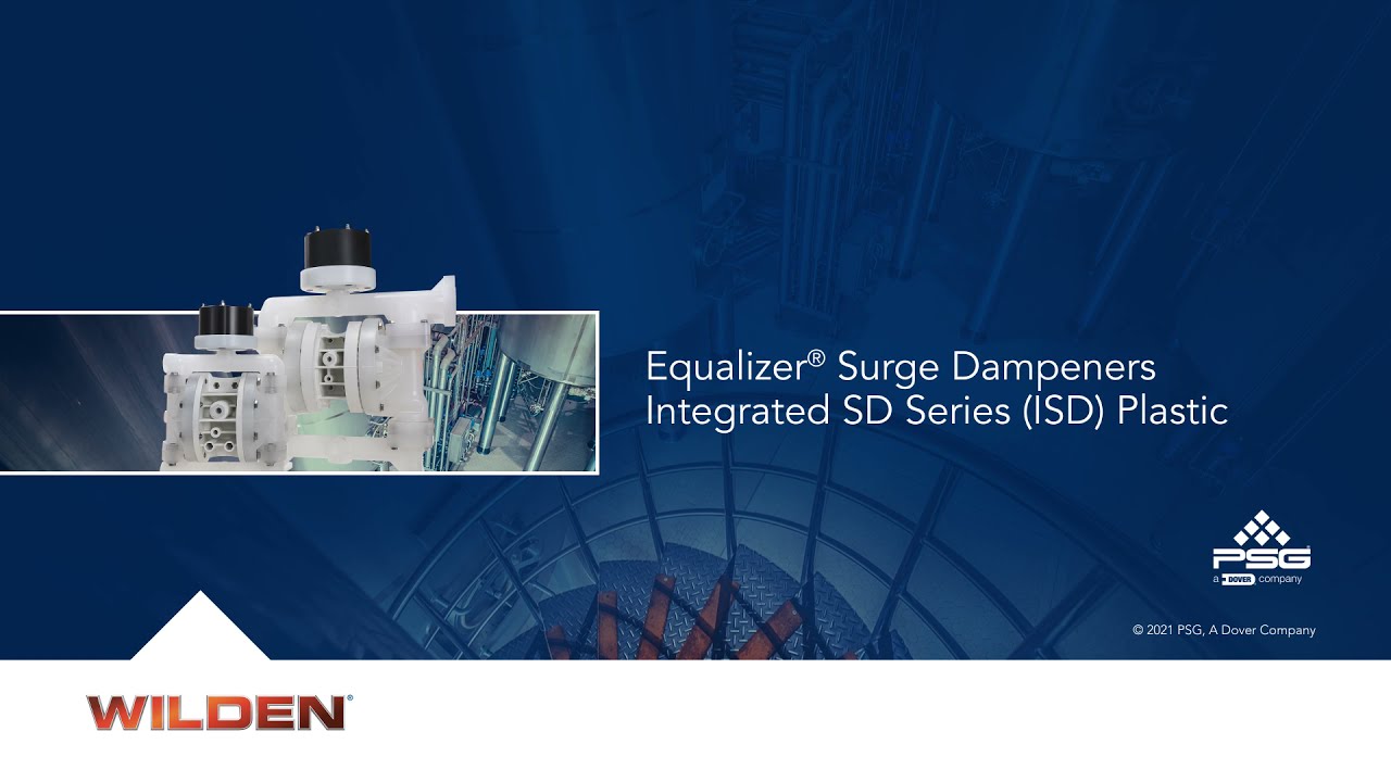Wilden® Equalizer® Surge Dampeners – Integrated SD (ISD) Plastic Series