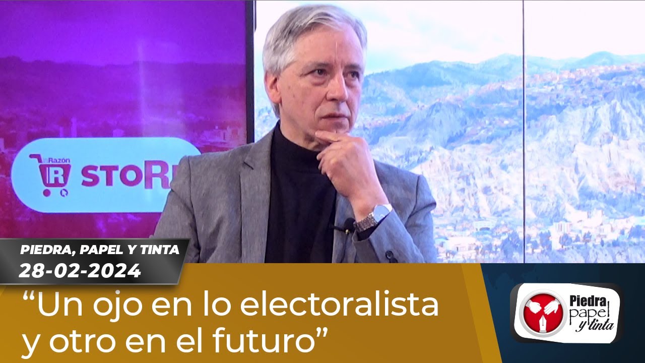 Álvaro García Linera habla de la política y la economía del país