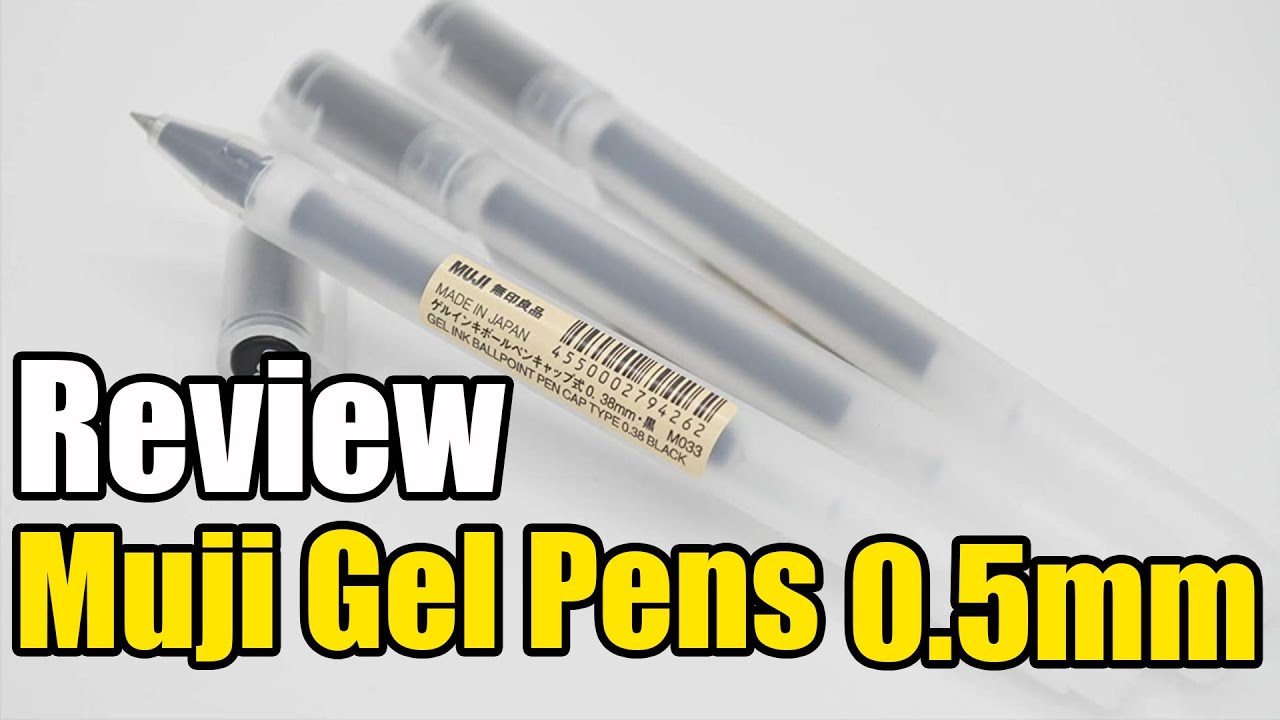 MUJI Gel Ink Ballpoint Pen - 0.5mm Review
