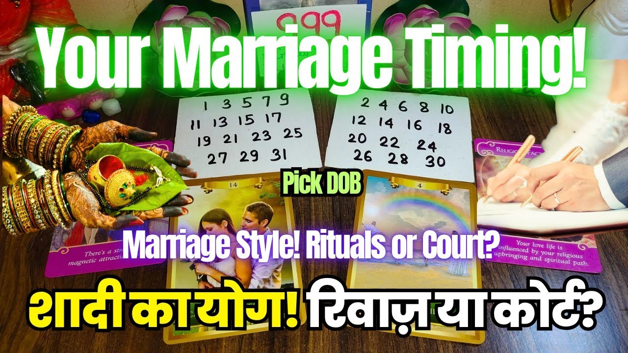 Singles! Don't Ignore 🤵👰 Your MARRIAGE TIMING & Marriage Style 🎴Pick a Card TAROT Timeless