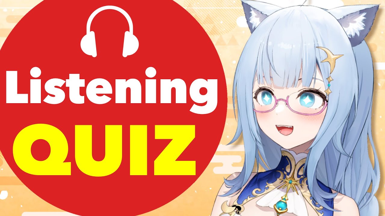 Japanese Pitch Accent Quiz with Your Favorite VTuber!