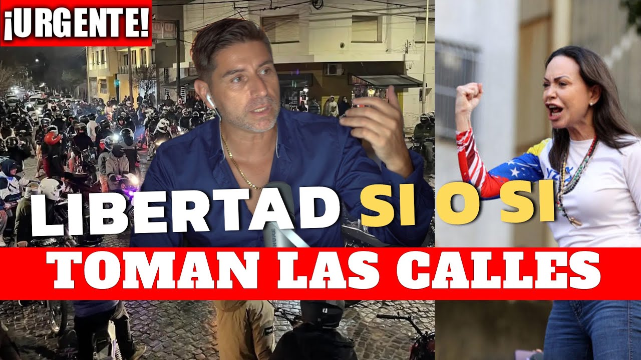 🔴 ¡URGENTE! Finalmente ESTÁ PASANDO venezolanos toman las calles por LIBERTAD