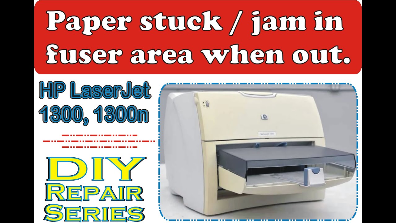 HP LaserJet 1300 Jam in Fuser Sleeve area || Broken sensor repalir