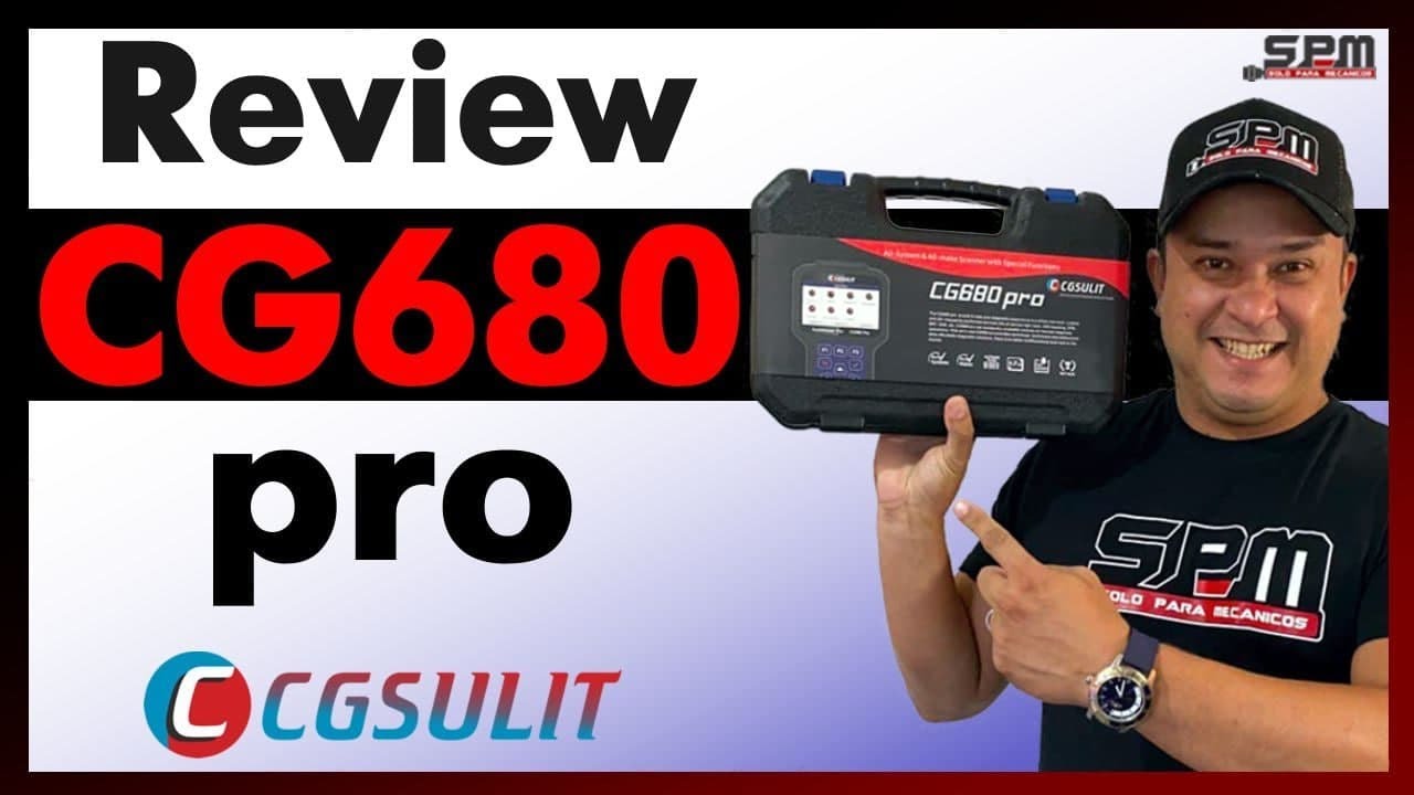 🔥 Review+Unboxing Scanner AUTOMOTRIZ CG680 PRO 