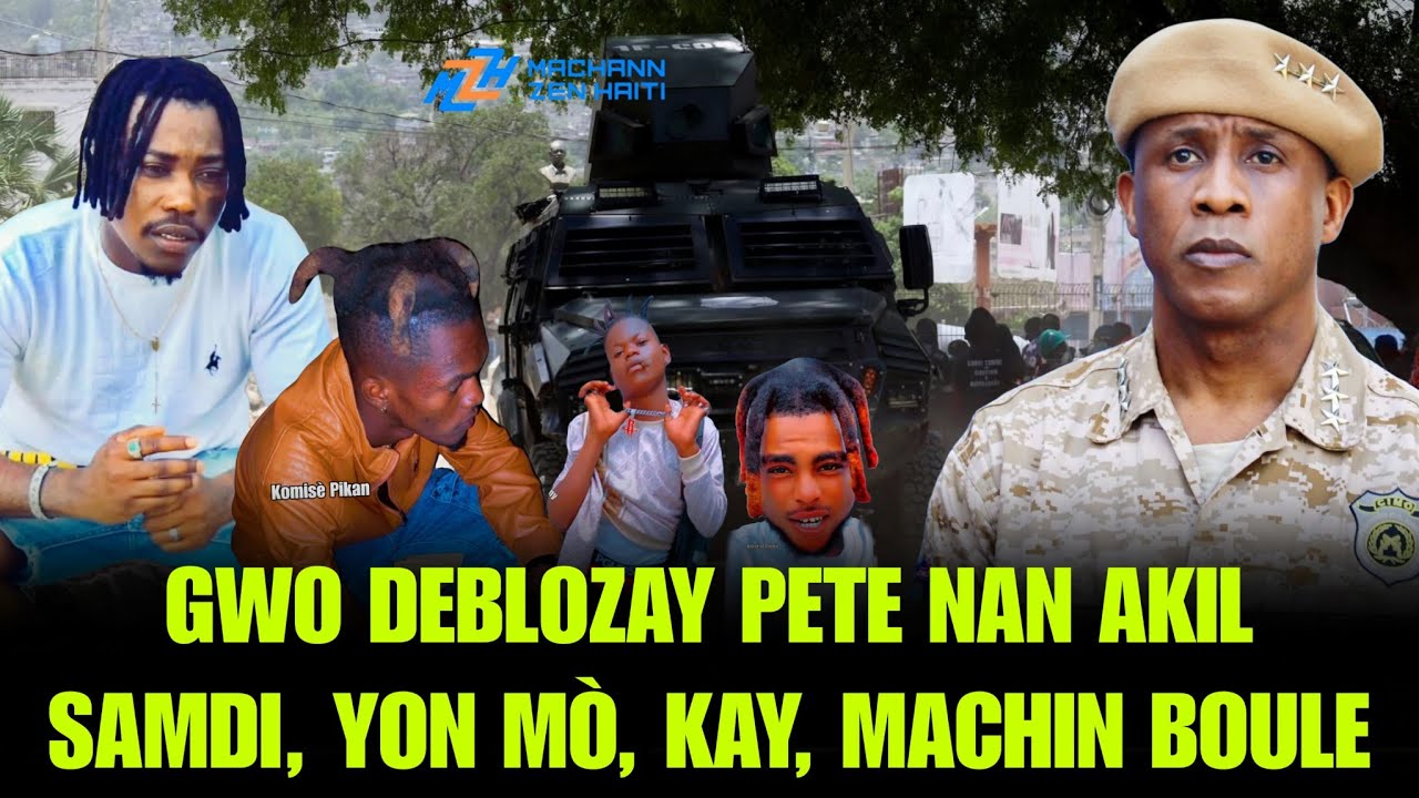 Yon gwo Chèf gang ak plizyè solda 400 vòlò tonbe - Plizyè Blennde pral distribye nan divès depatman