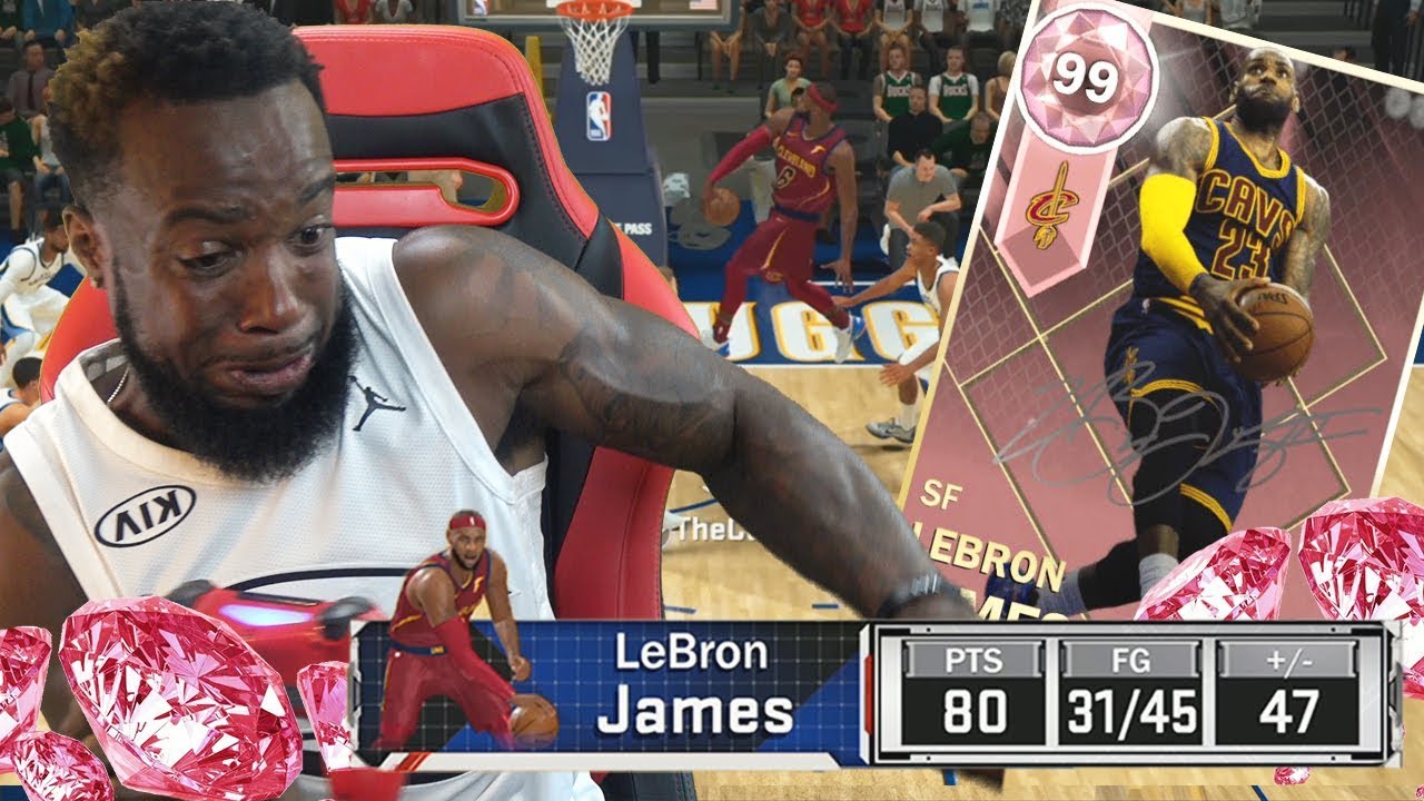 I SCORED 82+ POINTS WITH PINK DIAMOND LEBRON! NBA 2k18 MyTeam