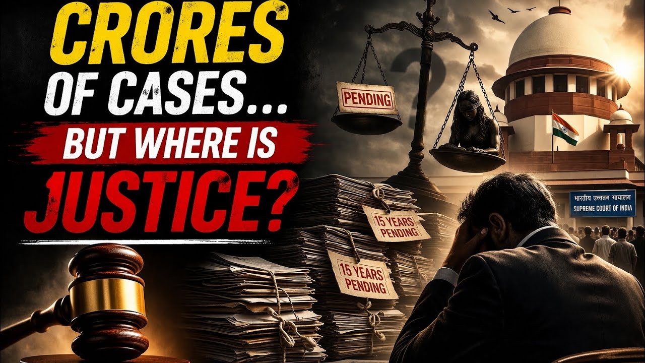 Why so Many COURT CASES are PENDING in INDIA ? MUST WATCH !!!! 
