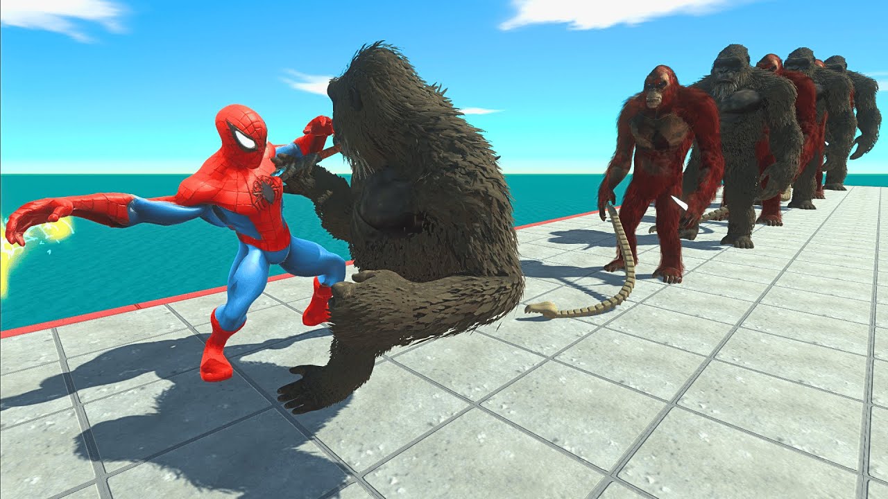 Avengers Team VS 10 Levels of New Empire King Kong x Skar King – ARBS Size Comparison