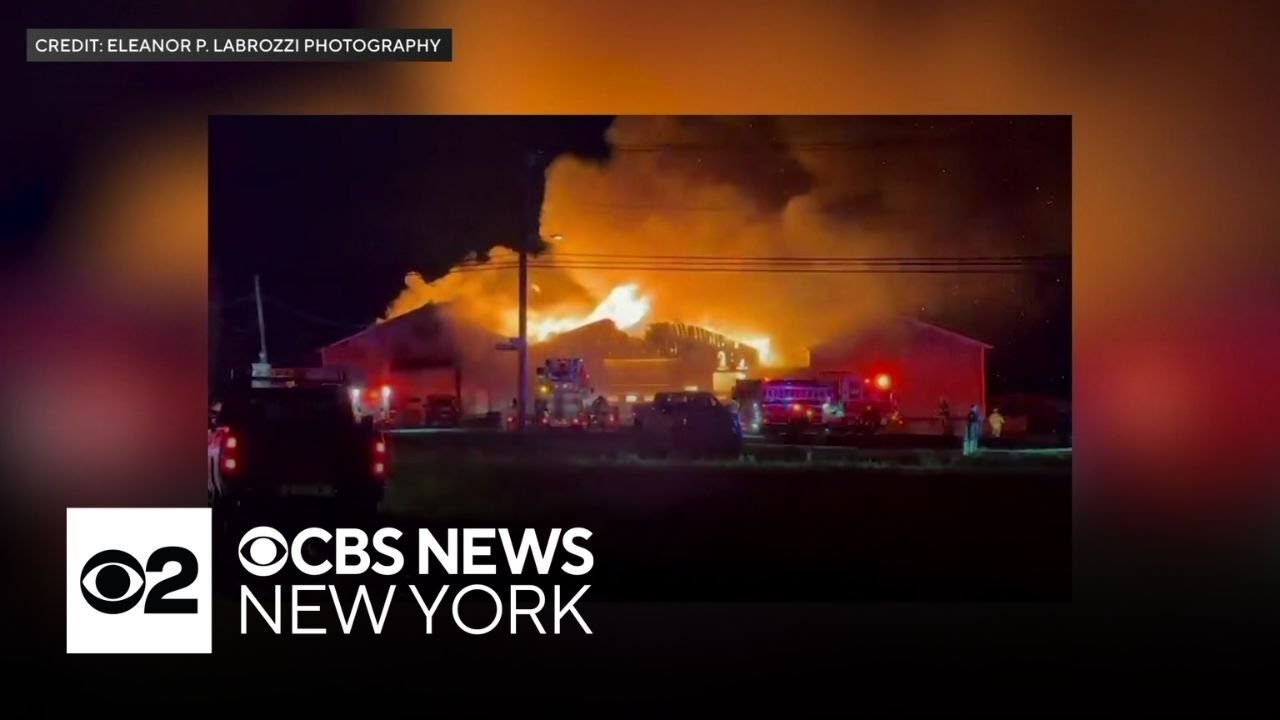 Historic Wells Farm in Riverhead on Long Island destroyed by fire