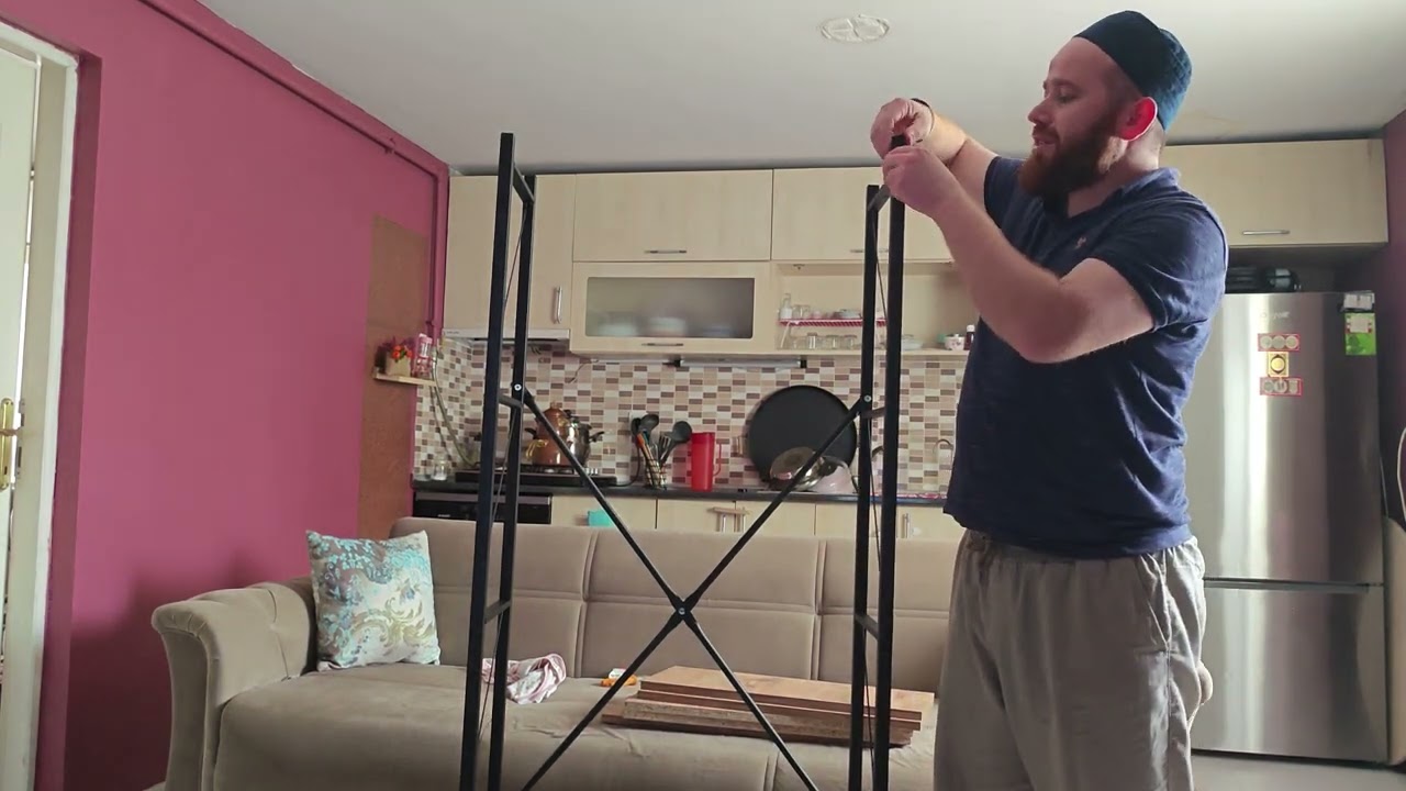 Metal 5 Raflı Banyo Düzenleyici KURULUM