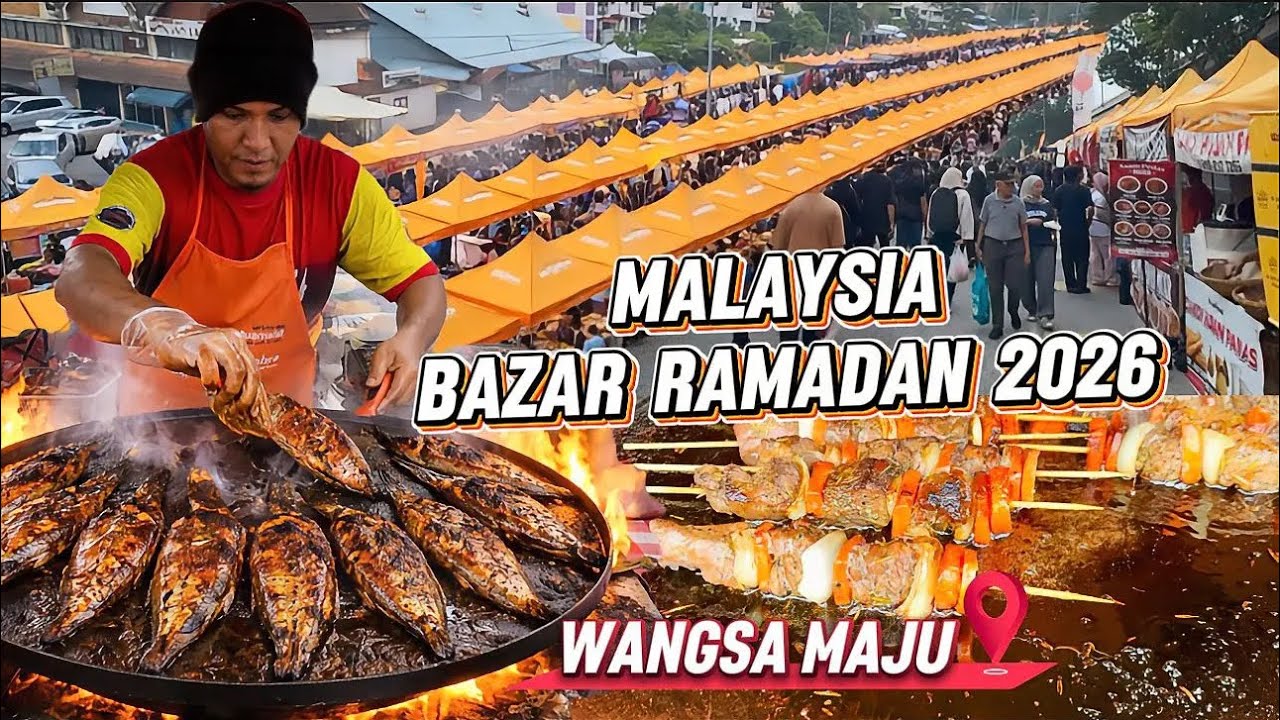 Craziest Bazar Ramadan Kuala Lumpur 2026 | Bazaar Ramadhan | TAKJIL Street Food 🇲🇾 Wangsa Maju