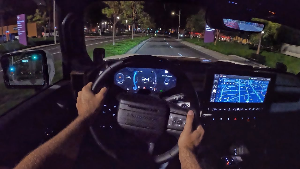 2022 GMC Hummer EV Edition 1 Pickup POV Night Drive (3D Audio)(ASMR)