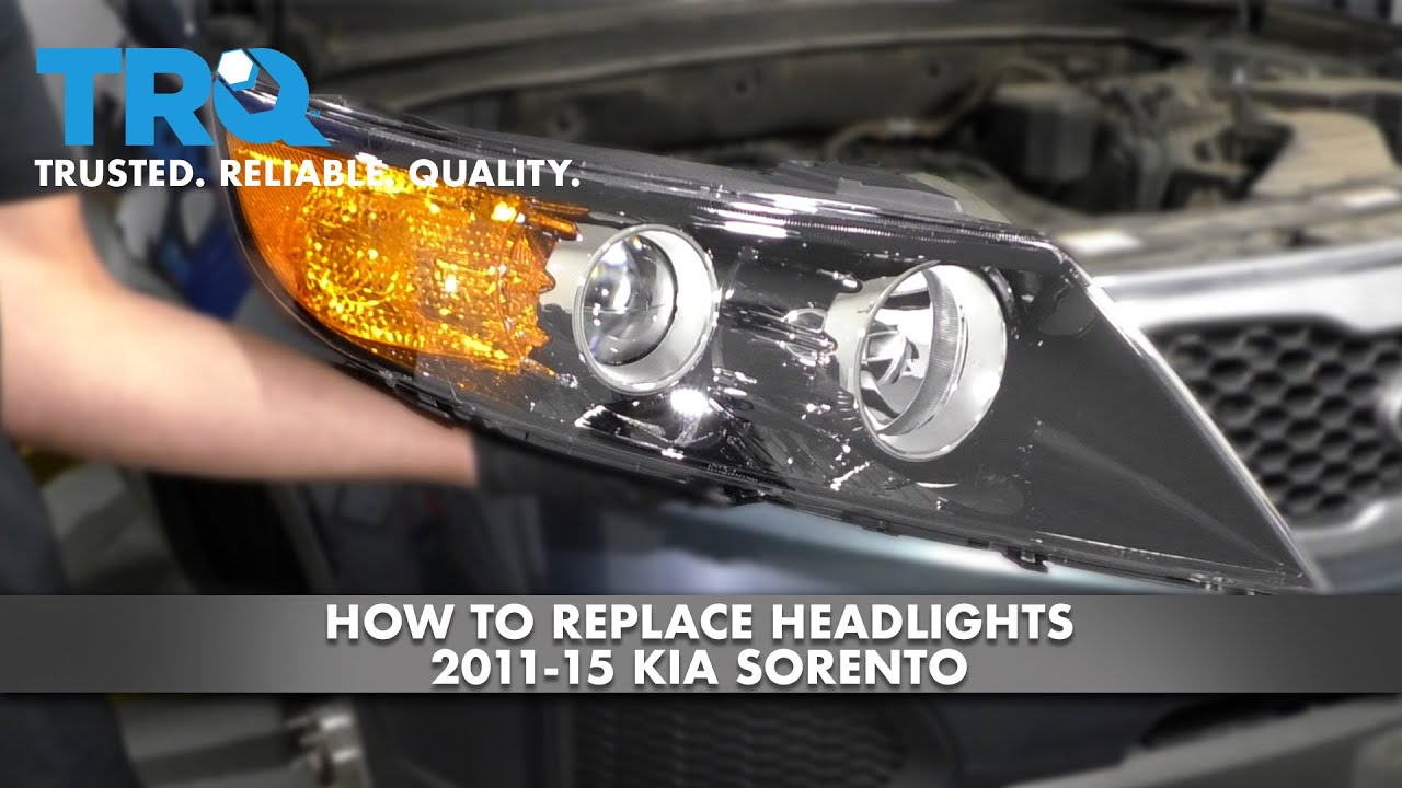 How to Replace Headlights 2011-15 Kia Sorento