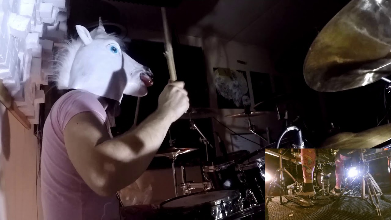 Gloryhammer - The unicorn invasion of Dundee | Quarantine unicorn takeover drum cover