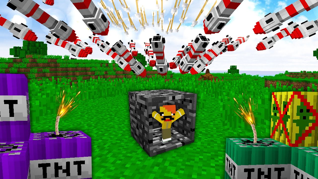 기반암 안에 숨어도 죽어 [미니게임] hide in bedrock at the minecraft