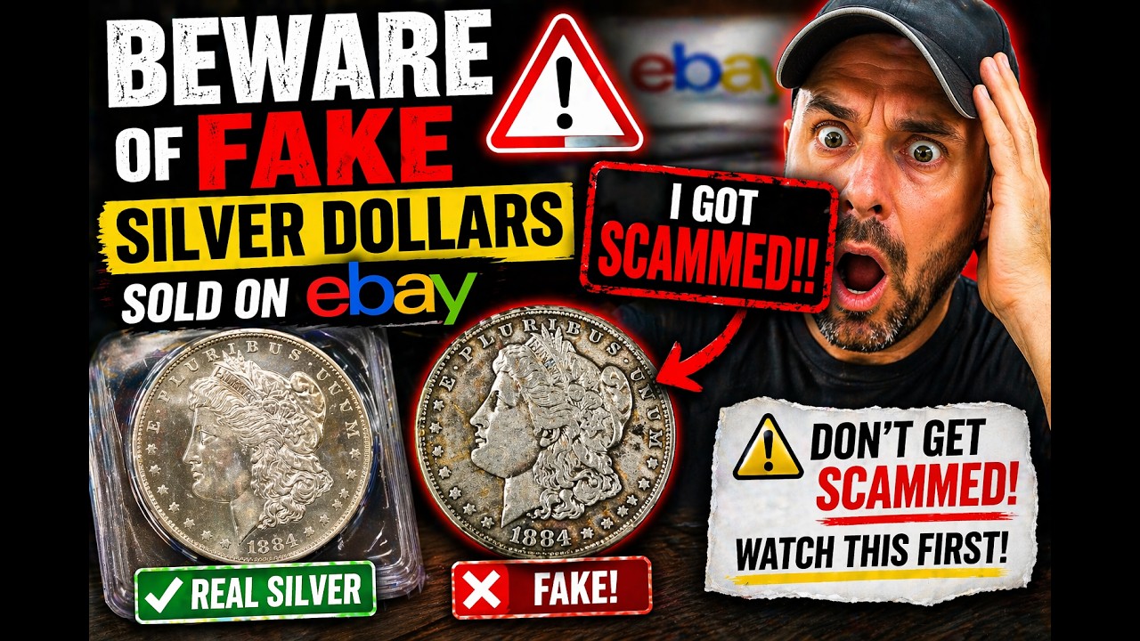 Beware Of Fake Silver Dollars Sold On Ebay - I Got Scammed!!