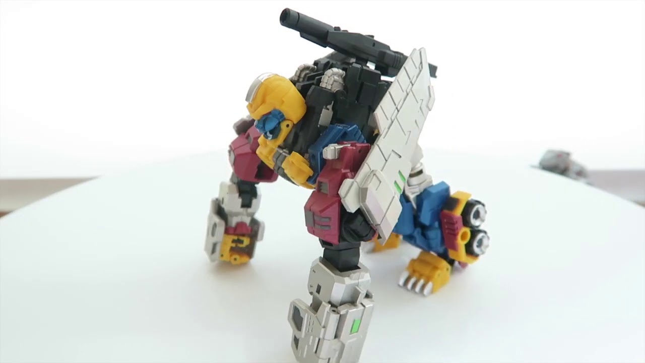 Iron Factory IF-EX43 PRIMAL COMMANDER How to Transform 四变猩猩 擎天圣 铁工厂  (纯变形展示)