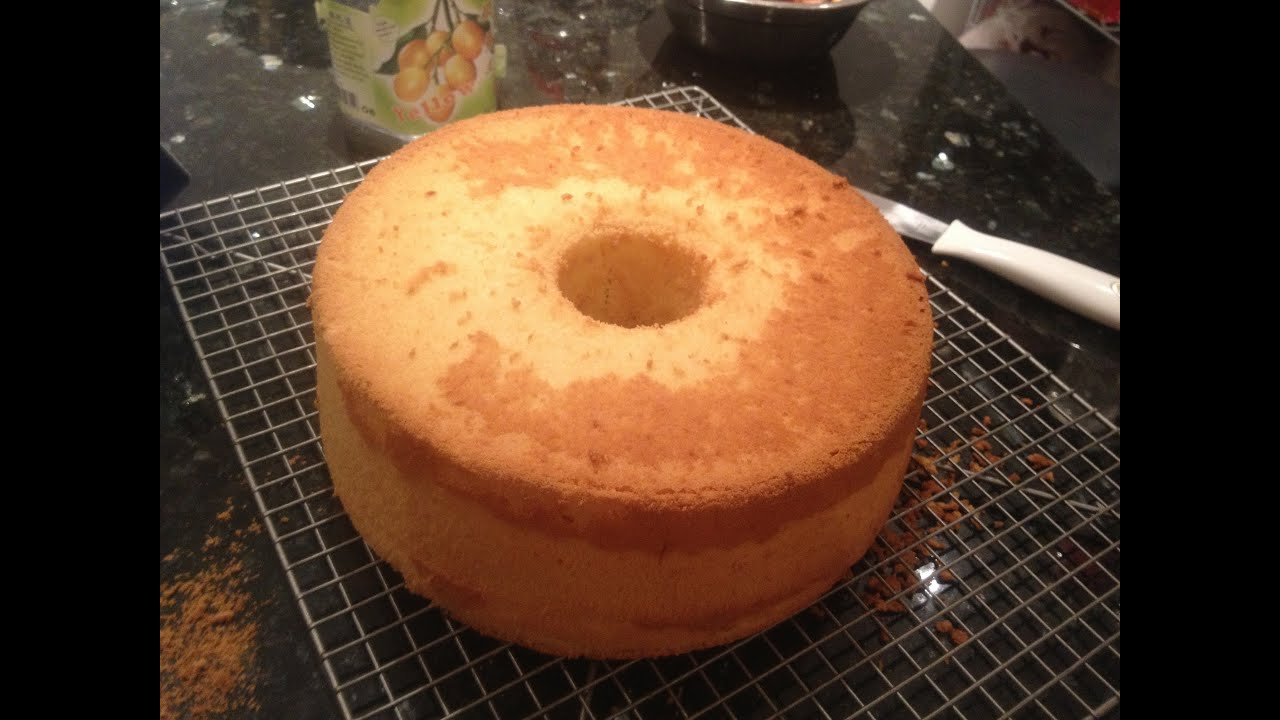 How to make Lemon Chiffon Cake recipe- 檸檬雪芳蛋糕