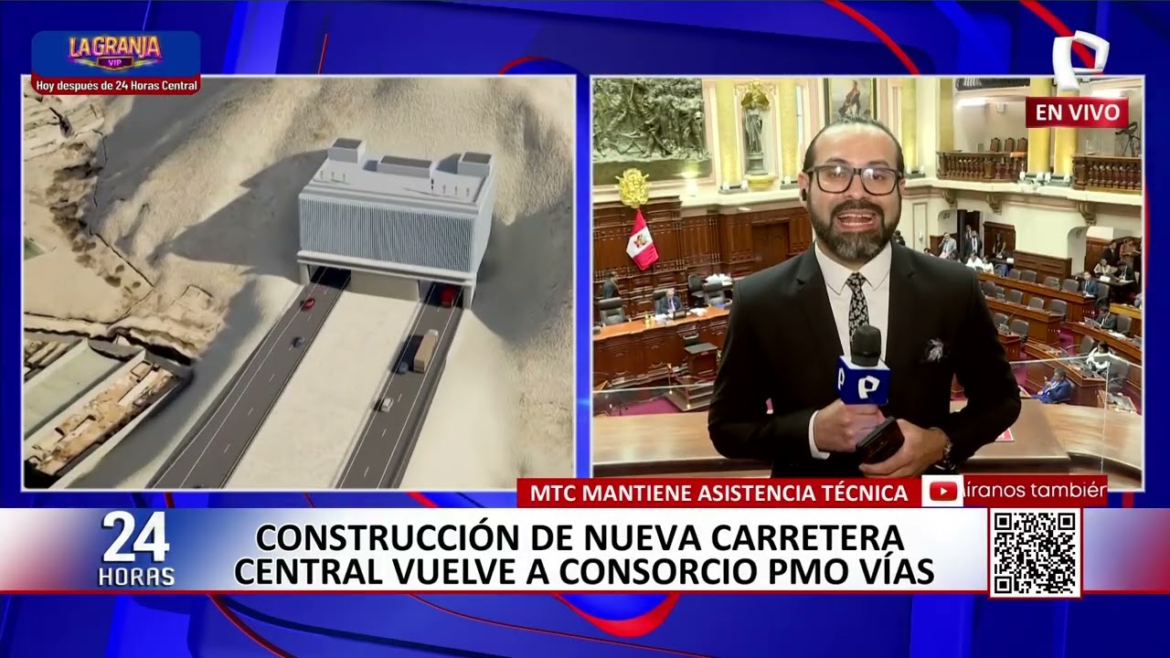 Nueva Carretera Central seguirá en marcha tras acuerdo con PMO Vías
