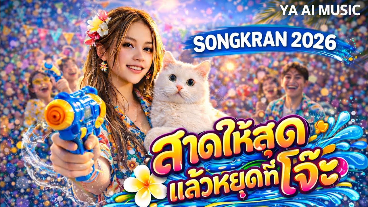 สาดให้สุดแล้วหยุดที่โจ๊ะ 💦 | เพลงสงกรานต์มันส์ๆ 2026 | Songkran Party Dance | YA AI MUSIC