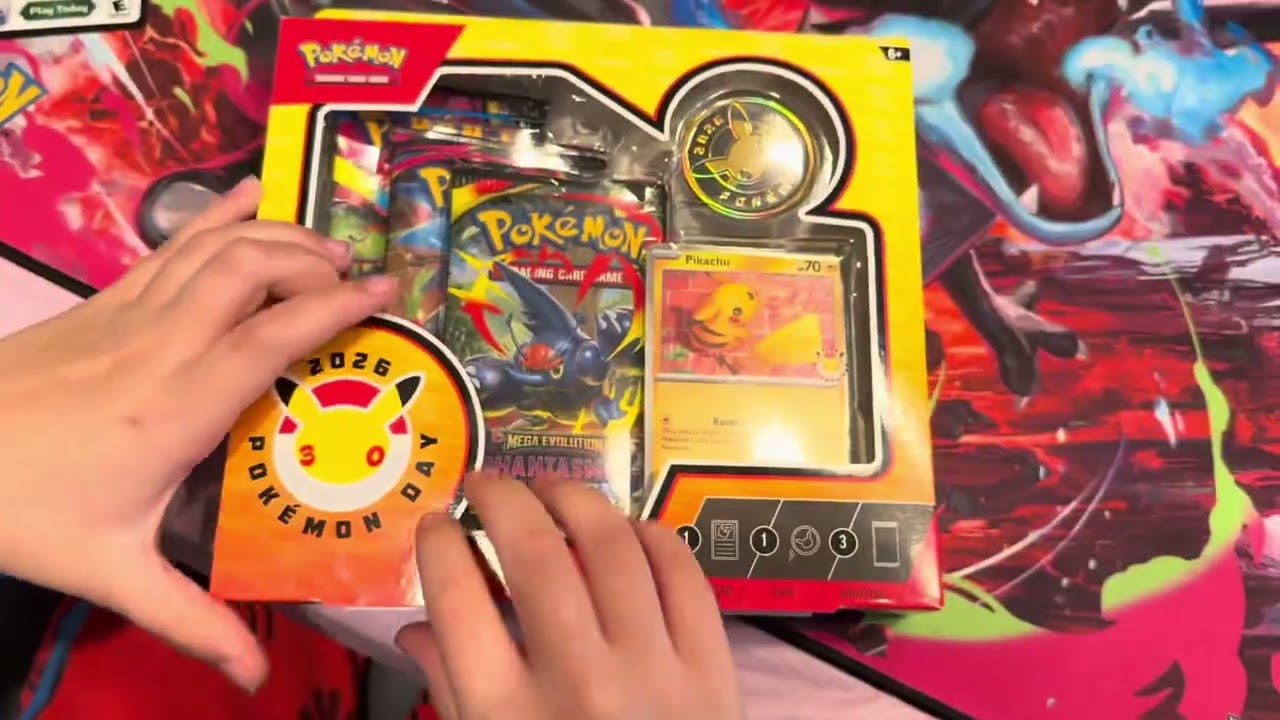 Pack battle! Prismatic Evolutions Tech Sticker pack vs Pokemon Day 2026 Box (Phantasmal Flames).