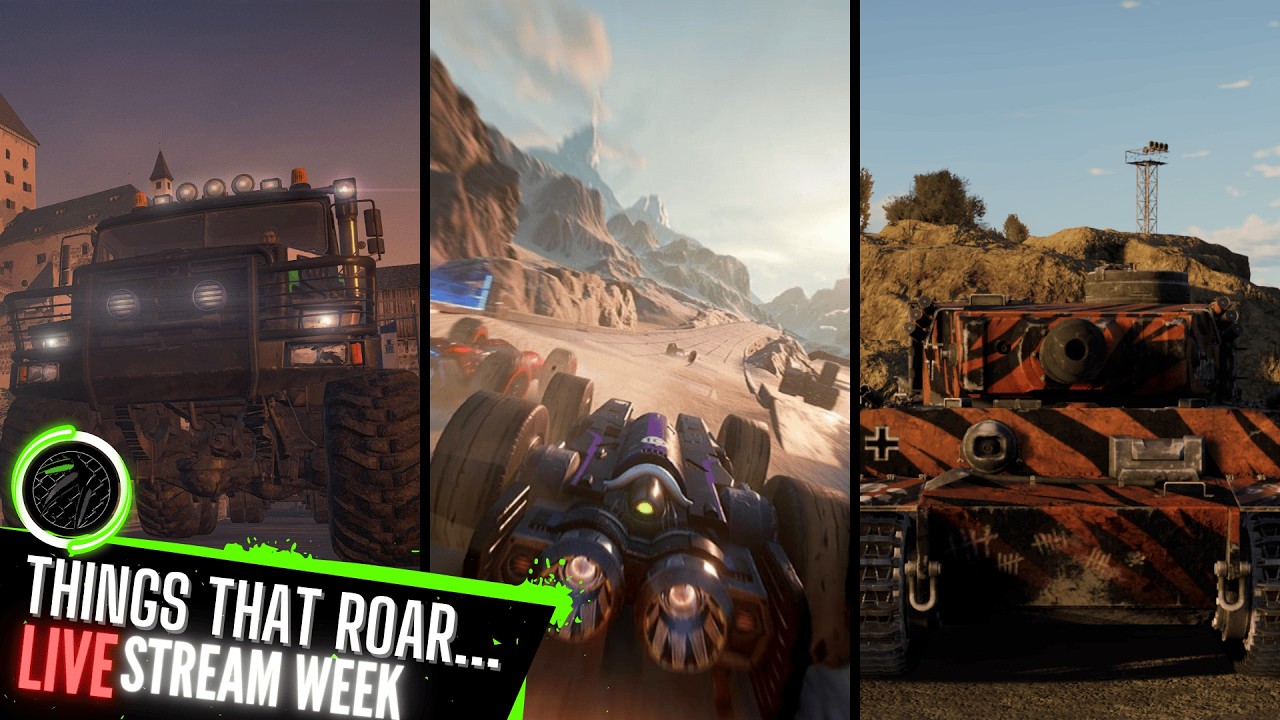 STREAM WEEK DAY 1 - Things that roar...| All Day Live Stream