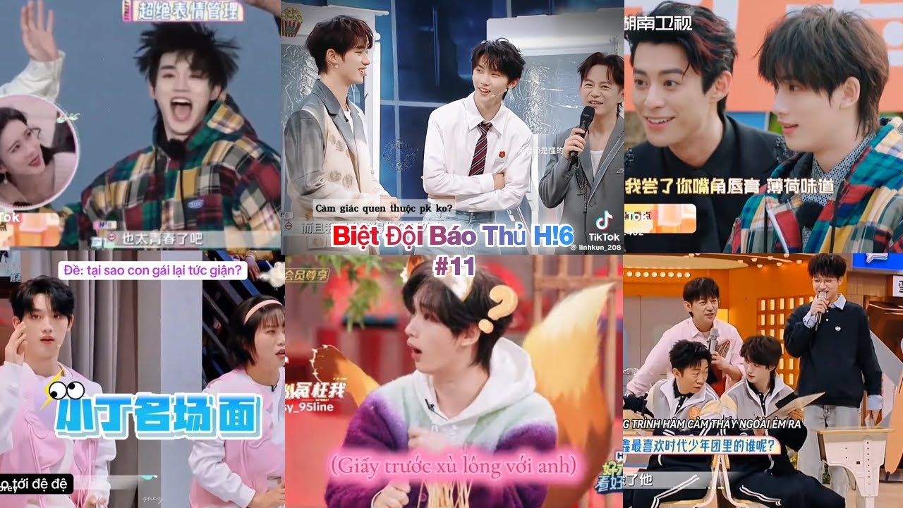 [TikTok] Biệt Đội Báo Thủ H!6 #11| Báo con #ĐinhTrìnhHâm đáng yêu cỡ này bảo sao các anh cưng chiều