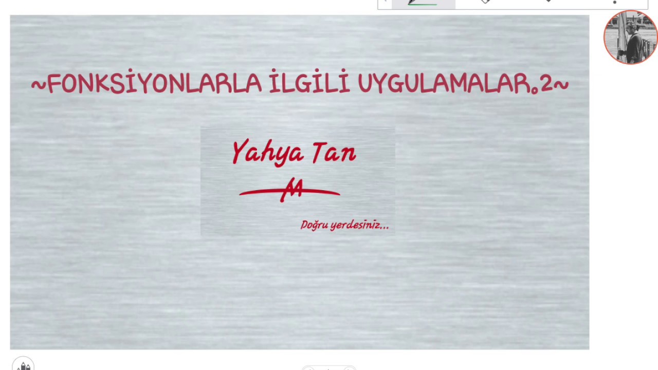 FONKSİYONLARLA İLGİLİ UYGULAMALAR.2
#YKS #TYT #AYT #matematik