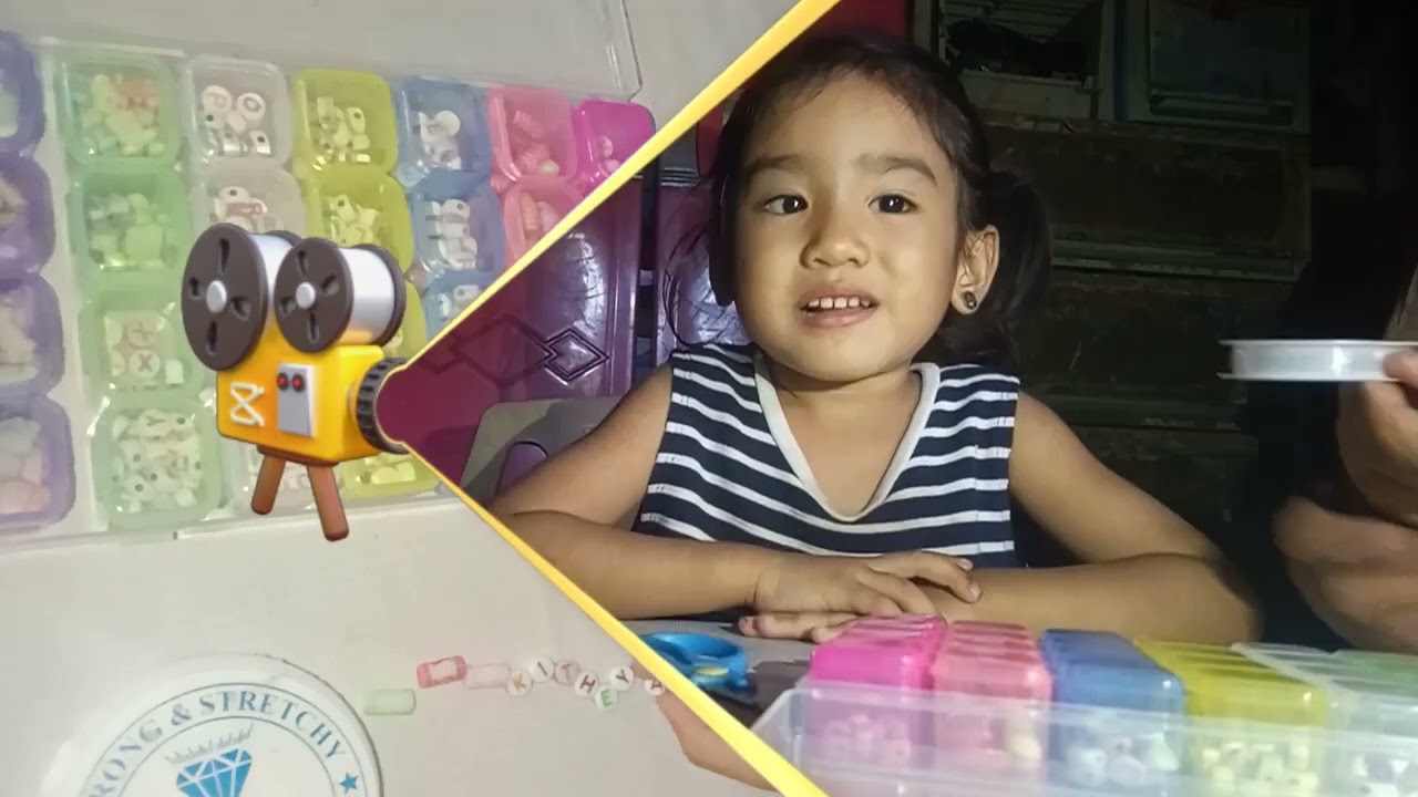 Simple making beads bracelet for kids #Sheng&kids @rochelledagasdas