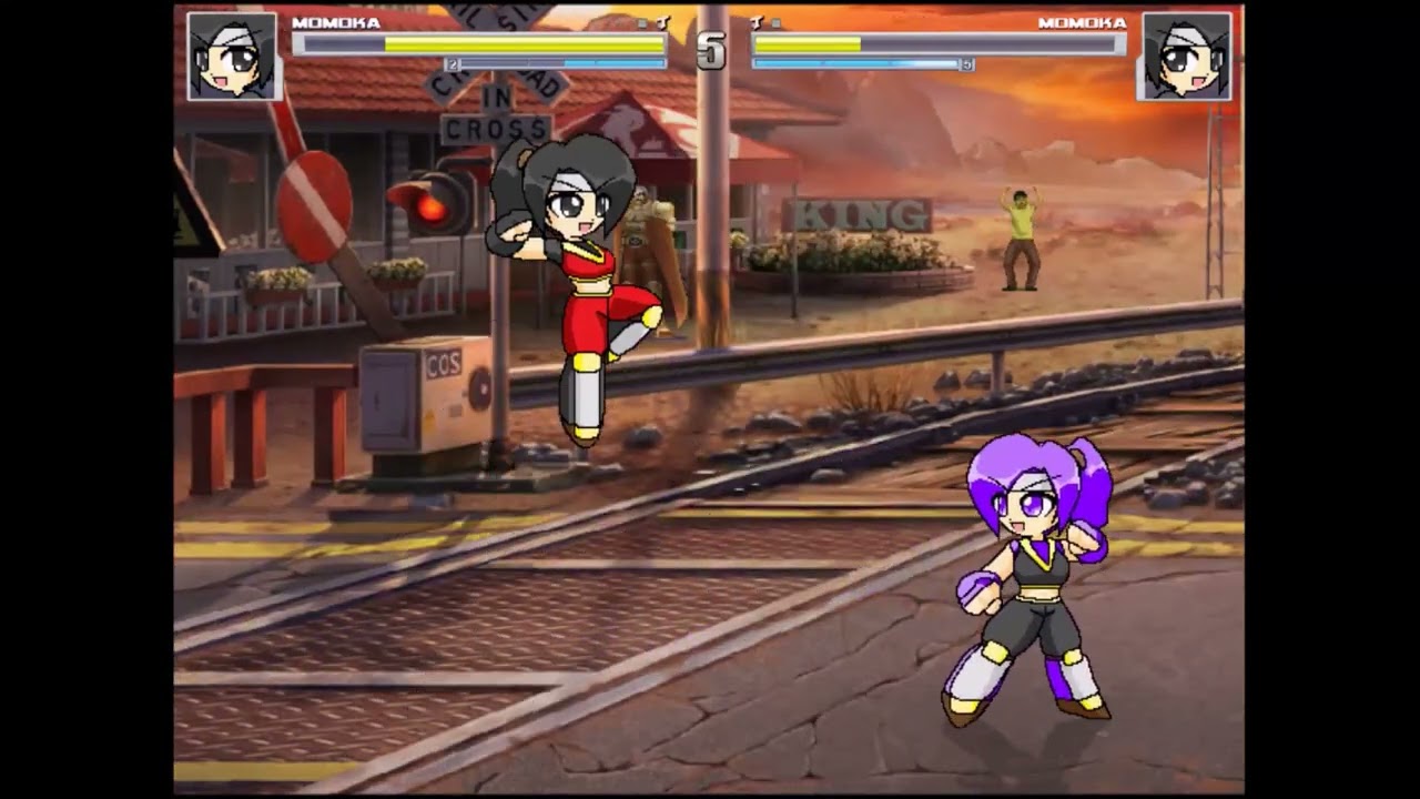 MUGEN: Momoka VS Momoka