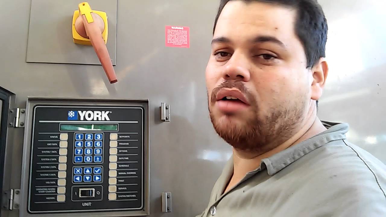 Operação de chiller York