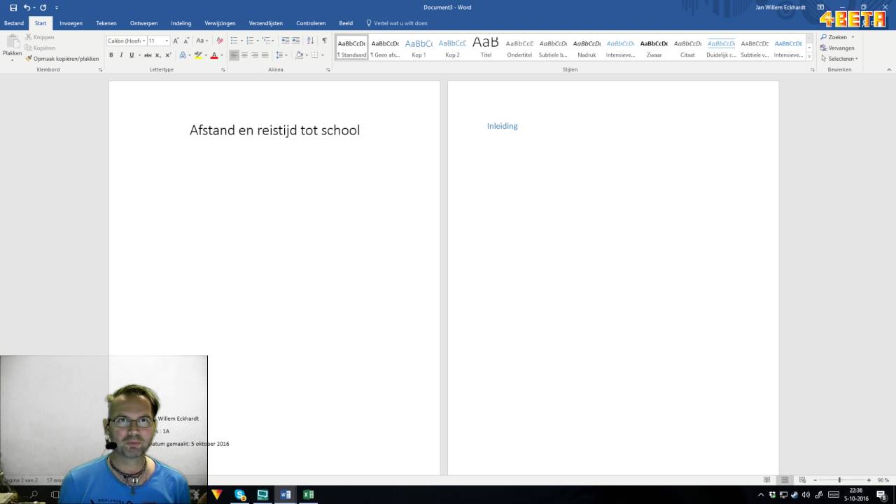 Verslag schrijven   Klas 1   Deel 1